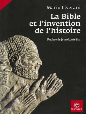 cover image of La Bible et l'invention de l'histoire